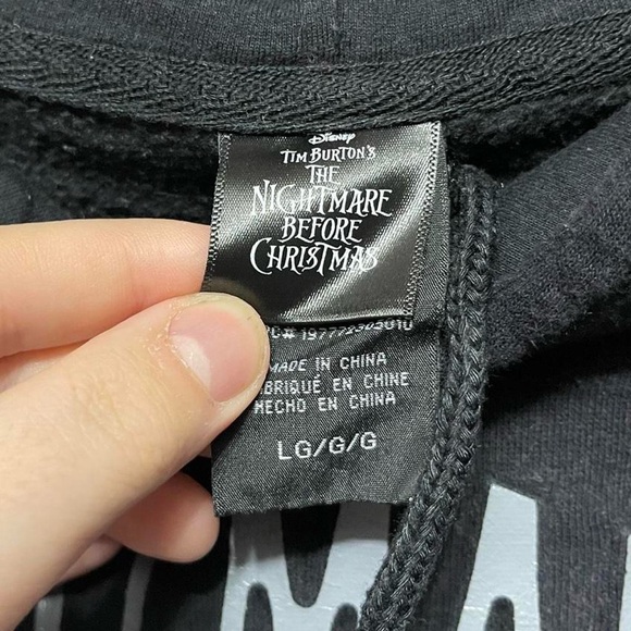 Disney nightmare before Christmas Jack skeleton graphic movie sweatshirt hoodie - Picture 4 of 5